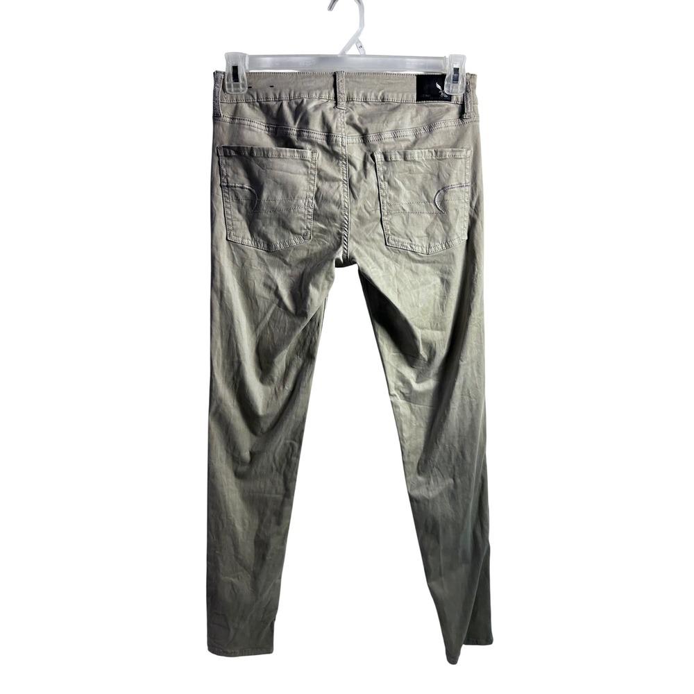 American Eagle Jeggings Size 6 Khaki Super Stretch Skinny Pants Womens